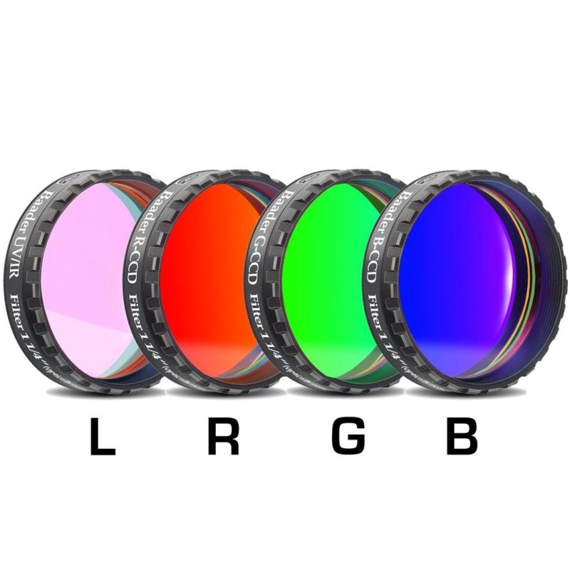 Filtres Baader 1"25 Set L-RVB - monté Filtres Baader 1"25 Set L-RVB - monté