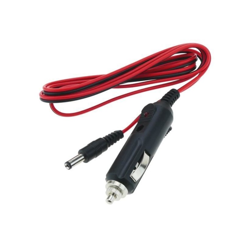 Adaptateur mâle pour allume-cigare - 12V 10A - Cordon d