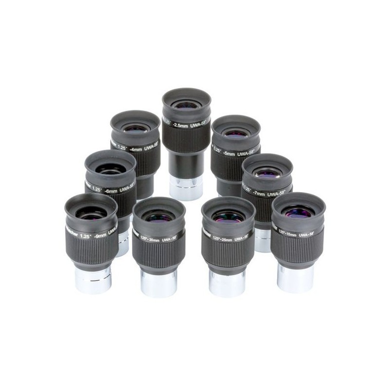 Oculaire Skywatcher WA Super Plössl 2.5mm à 25mm 58° Oculaire Skywatcher WA Super Plössl 2.5mm à 25mm 58°