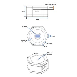 Camera Mars-C II (IMX662) Color - Player One