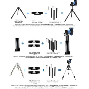 Mount adapter NYX101 compatible tripod EQ6 and other - PEGASUS