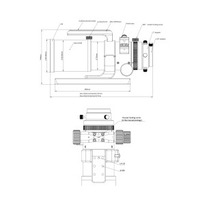 Lunette APO 61EDPH V3 F4.5 avec réducteur - Sharpstar
