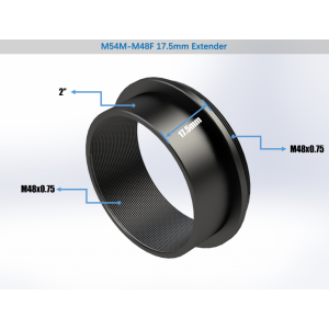 Ring M48 Female to M54 Male draw 17.5mm - Player one