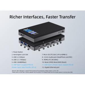 Mini PC Quieter 4C 16GB/512GB window 11 PRO - MeLE