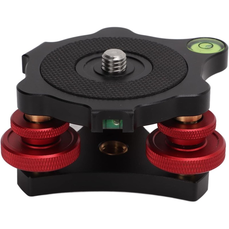 wheel leveling 3 points base for 3/8 tripod