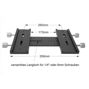 ide-by-side Mounting Plate Losmandy Style for parallel Mounting